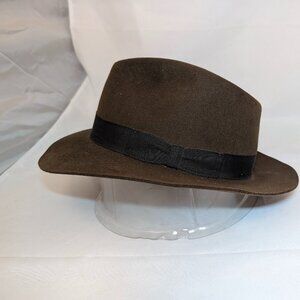 Stetson Royal Deluxe Chatham Felt Fedora Hat, Mink Color - Size 7 1/8
